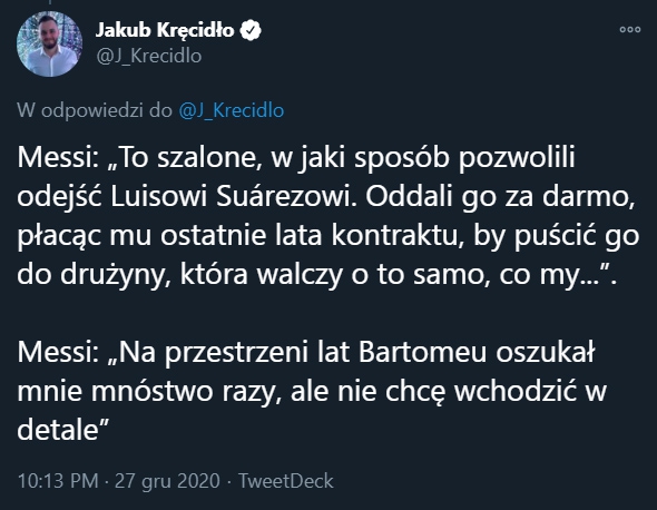 Leo Messi MOCNO o odejściu Luisa Suareza!